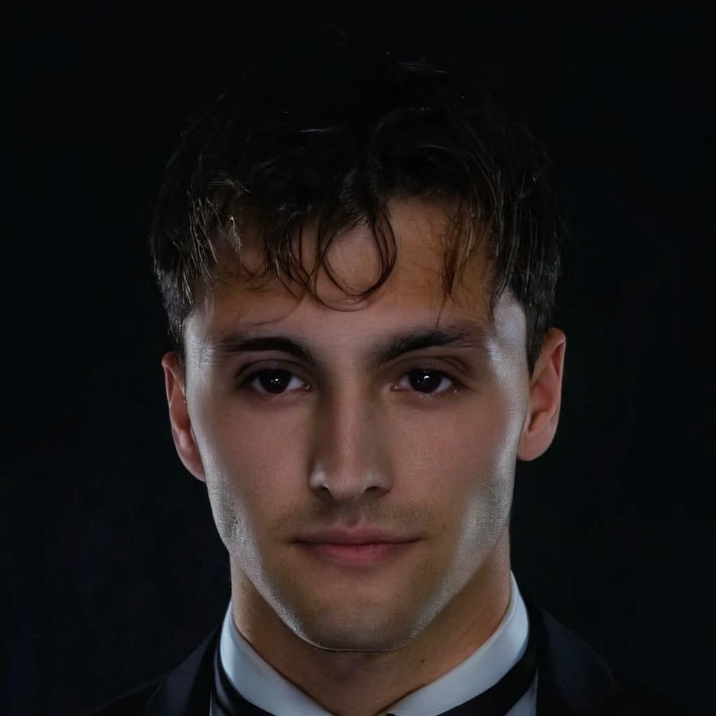 DSLR photo of ɉøǝƴđɨɳɐłłø face.using a tuxedo.lace.professional photography.high resolution.detailed photo.portrait.RAW.analog film.still film.50mm.f/16.uhd.hdr.4k.cinematic lighting.adobe lightroom <lora:joeydinallo-ɉøǝƴđɨɳɐłłø-xl_7500_lora_f32:1>