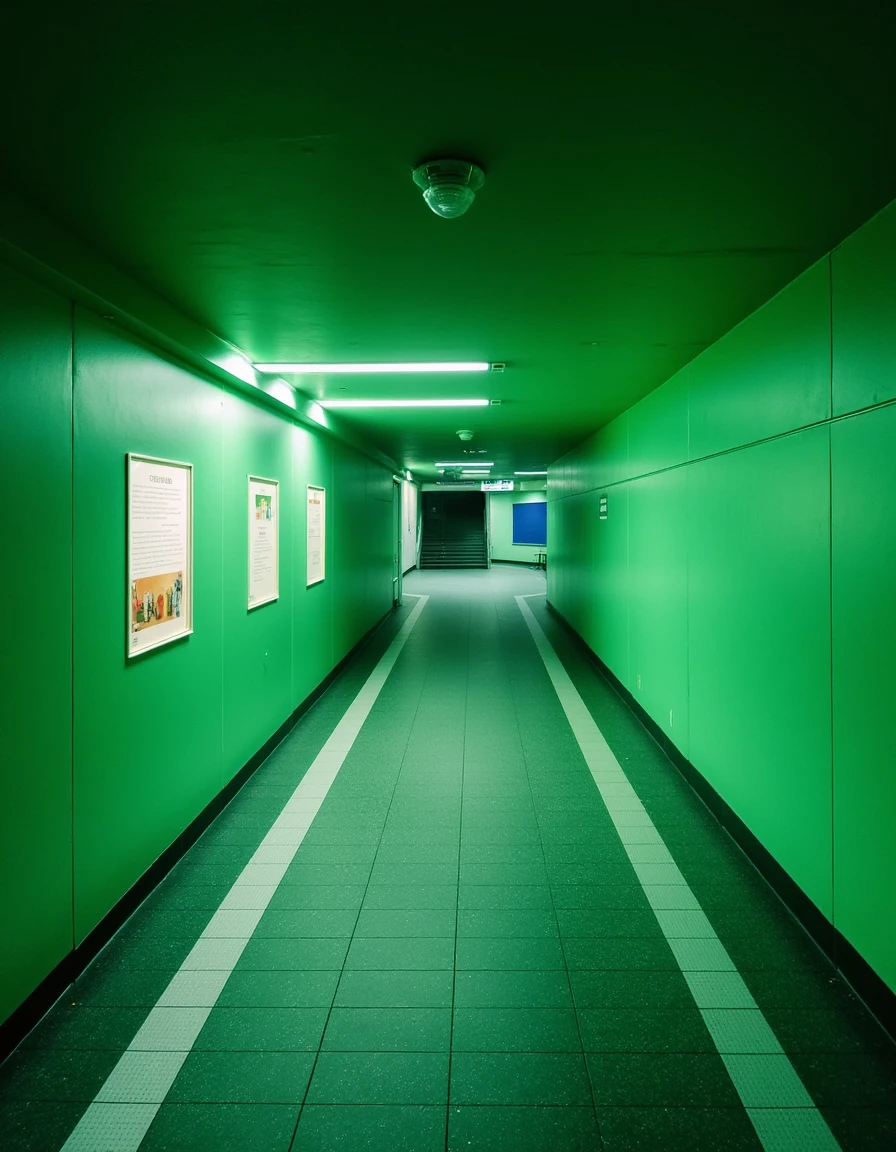 liminal green tunnel