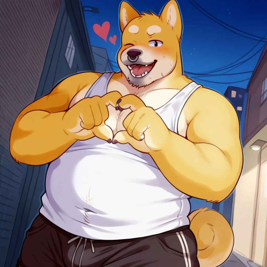 Big Shiba // Glitter Dead Boy Artist (by sickmer) PDXL