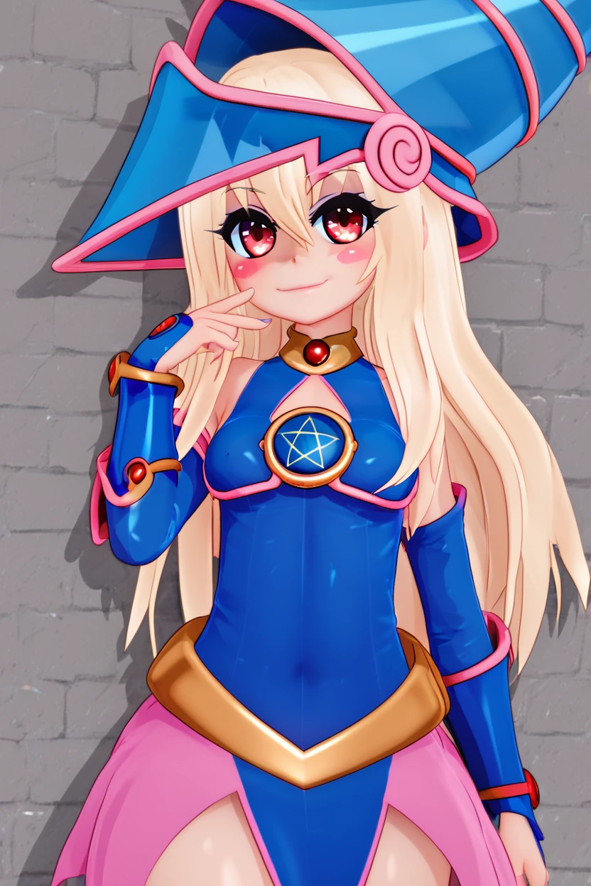 score_9, score_8_up, score_8, large breasts, (curvy), cute, eyelashes,       ,,, , ,,, zzPrismagicCitronOC, hair between eyes, red eyes, blonde hair, long hair, blue headwear, wizard hat, bare shoulders, detached sleeves, pentacle, dress, blush stickers,  <lora:Prismagic_CitronOC_PDXL:0.8>,     ,,,, BREAK, smile, closed mouth, looking at viewer, cowboy shot,  ,,, embedding:zPDXL, Expressiveh, ,,, <lora:MantisStyle_PDXL_v2:0.8>, <lora:SDXLFaeTastic2400:0.5>, <lora:Expressive_H-000001:0.4>,