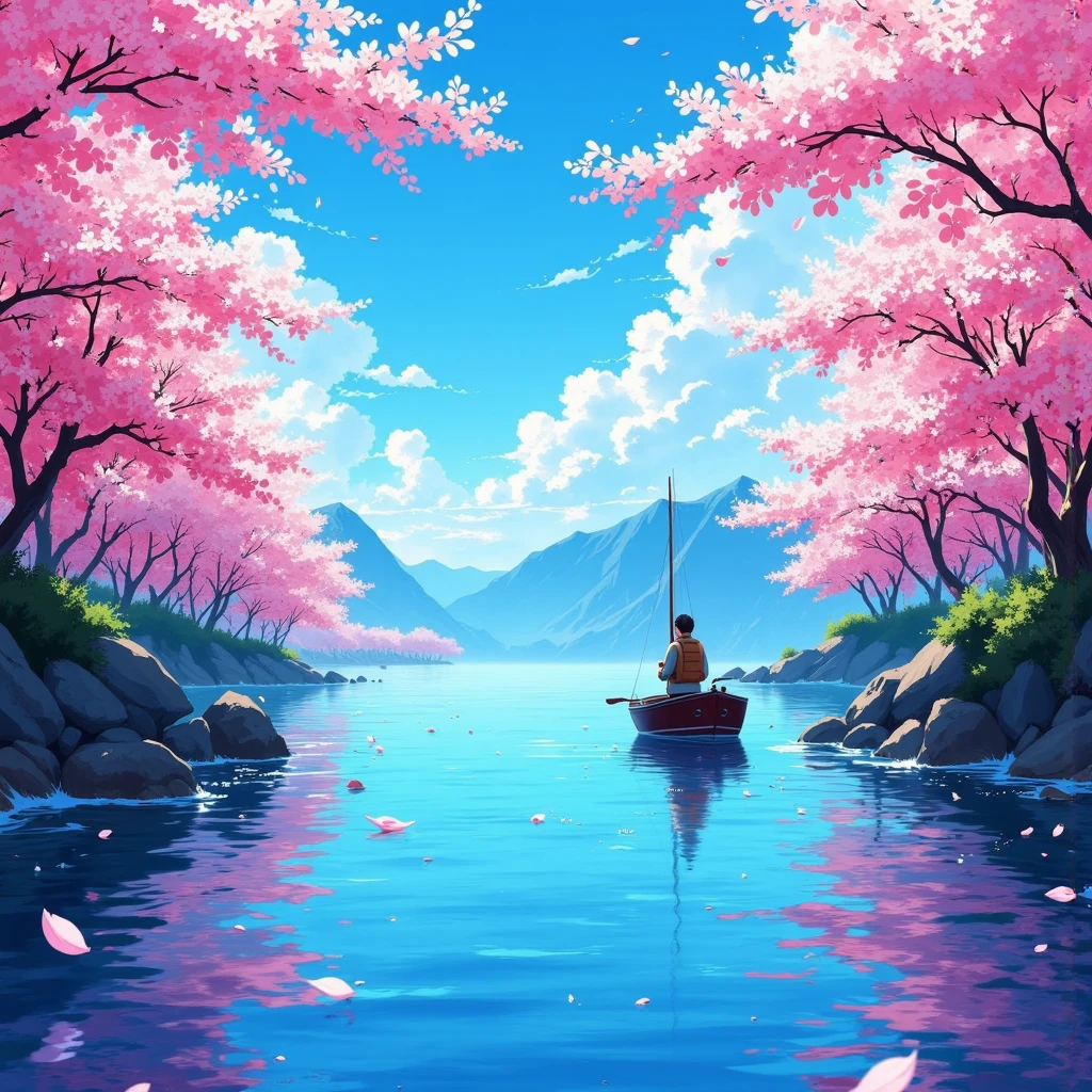 This is an anime style movie background.  The image is rendered in a clean, modern, and vibrant style, with bold, smooth lines and vibrant colors. {__test2_location__|__japanese_countryside_elements__ {and __japanese_countryside_elements__|}}<lora:anime_digital_painting-000011:1>