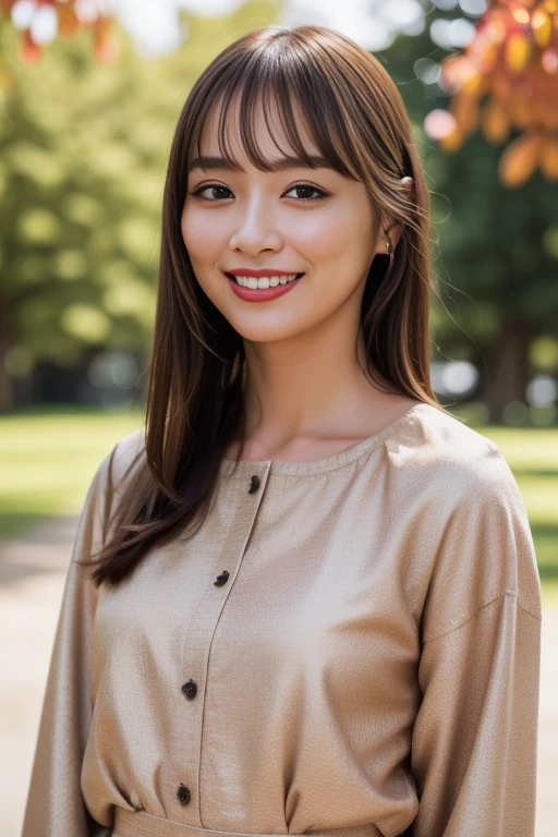 1girl,,(RAW photo, best quality), (realistic, photo-realistic:1.4), masterpiece, an extremely delicate and beautiful, extremely detailed, 2k wallpaper, Amazing, finely detail, extremely detailed CG unity 8k wallpaper, ultra-detailed, highres, soft light, beautiful detailed girl, extremely detailed eyes and face, beautiful detailed nose, beautiful detailed eyes,cinematic lighting,perfect anatomy,
(at a park), (autumn scenery),(golden gingko leaves in the background), Tokyo university, (bokeh)
(wearing blouse and jacket) (long skirt)
(various angles)
smiling (lipstick) (teeth visible)
<lora:uchidarioV3_lora:0.4> <lora:uchidariov2_lora:0.4>
<lora:chest size:-1>