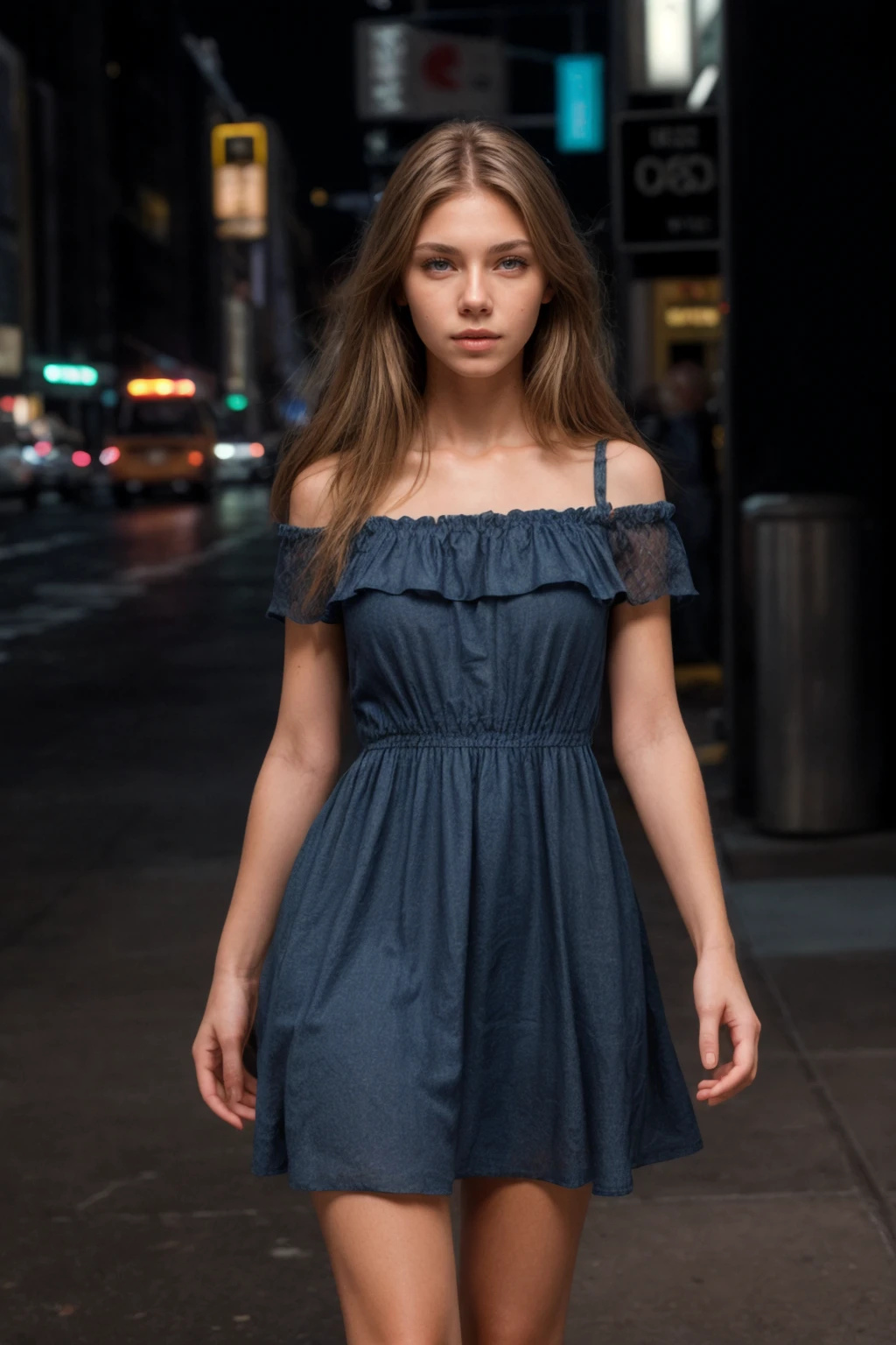 1girl, (walking in new york at night:1.3), (dark blue dress:1.3), PA7_Photo, PA7_Human-Likeness, <lora:add_detail:0.5>, <lora:PA7_Beautify:0.15>, <lora:anjelicapsy_ada:0.9>
