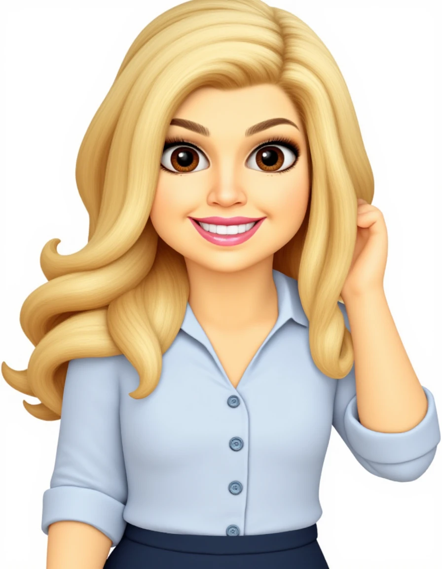 Emoji style
<lora:Queen Maxima:1.6> Queen Maxima is an emoji, blonde hair, brown eyes, Henley shirt,âââ