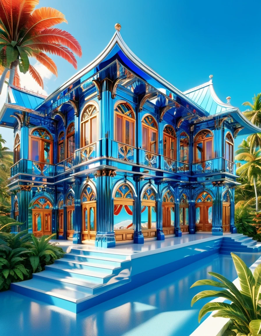 traditional Jamaican (ral-shnysrfz:1.2) , it is Human, with electric blue trimmings, suspenseful, romanticized wilderness, elegant and graceful forms, Scandinavian folklore, bold colors and dynamic compositions, architectural installations, tone, <lora:ral-shnysrfz:1>, dynamic dramatic beautiful full taking, magical composition, deep aesthetic, rich deep colors, professional fine composition