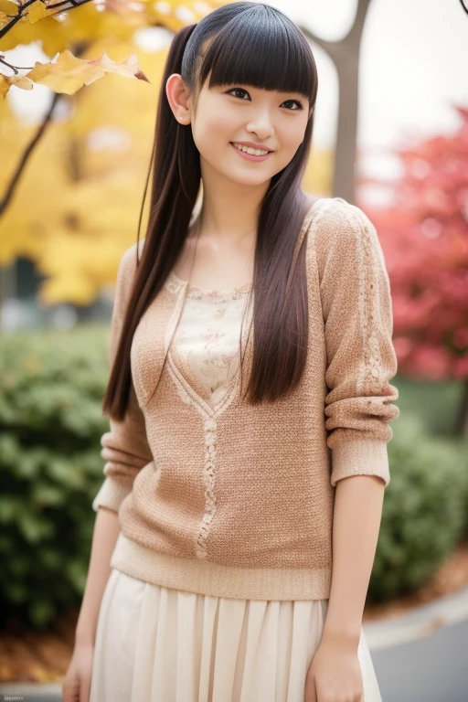 1girl,,(RAW photo, best quality), (realistic, photo-realistic:1.4), masterpiece, an extremely delicate and beautiful, extremely detailed, 2k wallpaper, Amazing, finely detail, extremely detailed CG unity 8k wallpaper, ultra-detailed, highres, soft light, beautiful detailed girl, extremely detailed eyes and face, beautiful detailed nose, beautiful detailed eyes,cinematic lighting,perfect anatomy,
(at a park), (autumn scenery),(golden gingko leaves in the background), Tokyo university, (bokeh)
(wearing blouse and jacket) (long skirt)
(various angles)
smiling
<lora:chest size:-1>
<lora:tamurayukariV2_lora:0.8>
