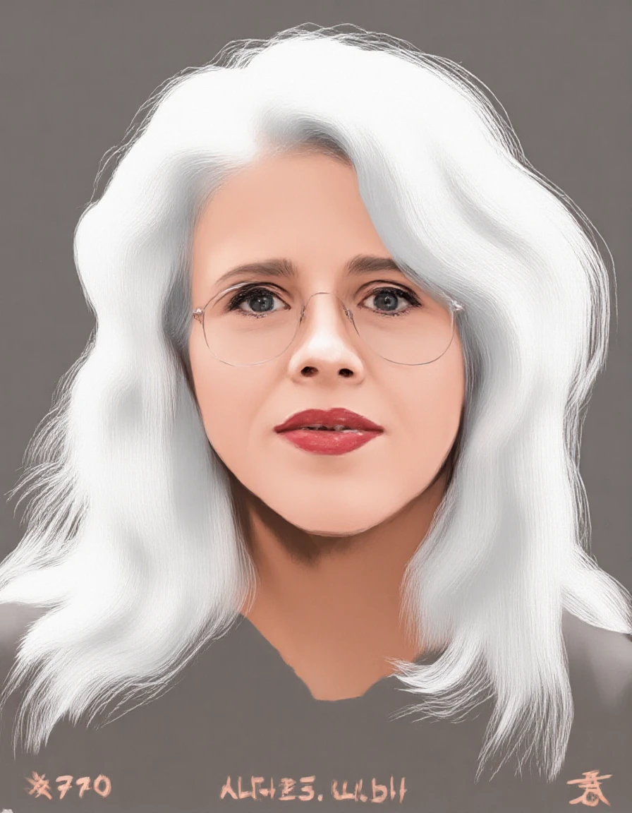 digital painting,
<lora:Mona Keijzer:1.8> mona keijzer, (((white hair, glasses))), looking at viewer, long hair, looking at viewer, <lora:ink_monsters_v2:1.8> kimholm styleâââ