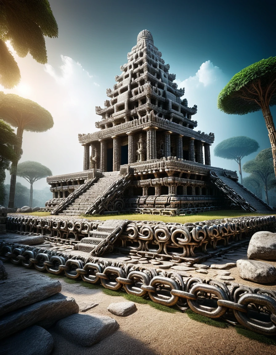 landscape of a ral-chnz and Ancient temple ruins, it is Mythical and Extraordinary, Pixabay, <lora:ral-chnz:1>, beautiful, located artistic, ambient, winning, contemporary, professional fine composition, creative, shiny