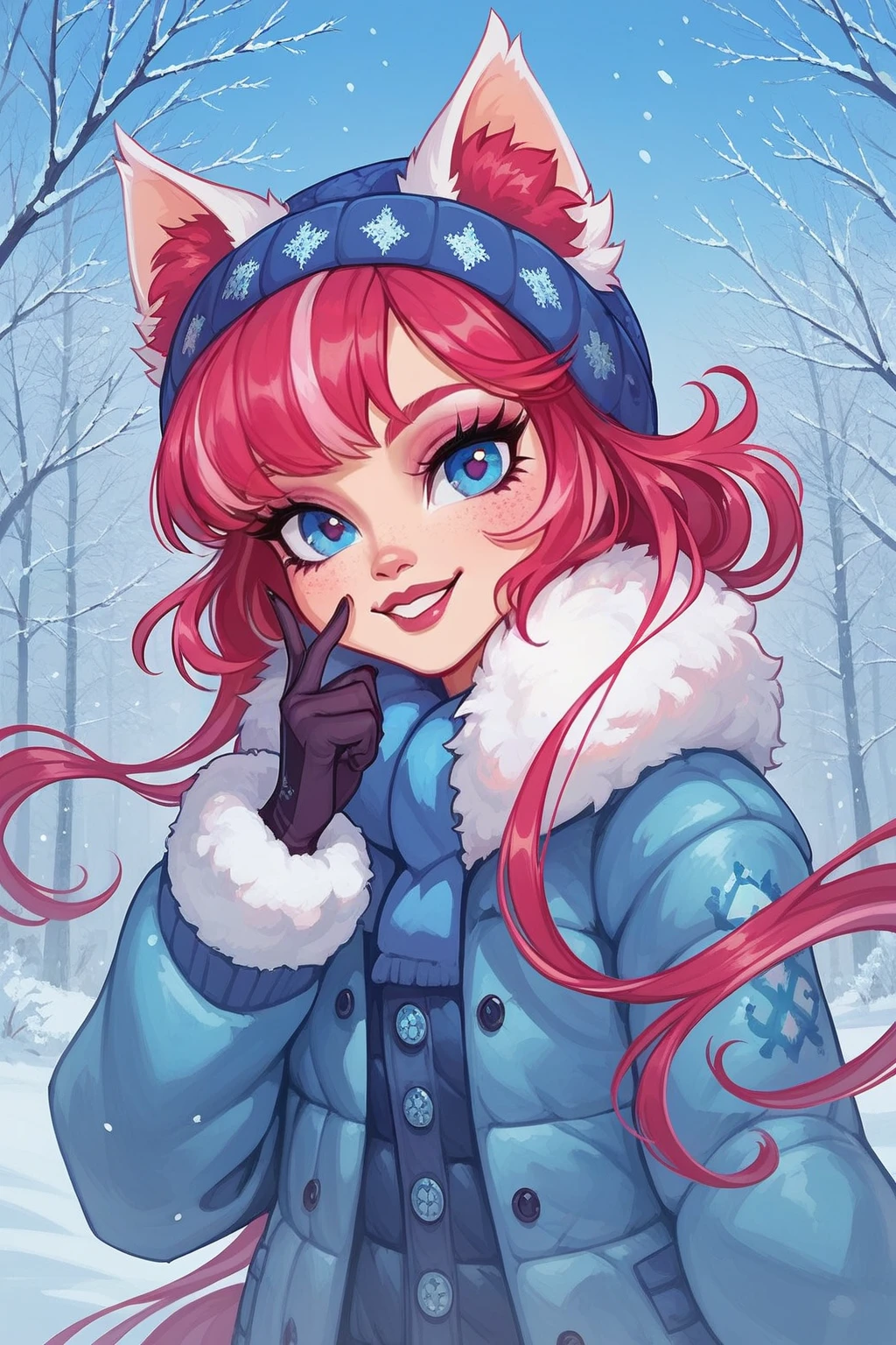 score_9, score_8_up, score_8, <lora:mh:1>, monsterhigh, 1girl, solo, smile, winter, winter clothes, fur trim,