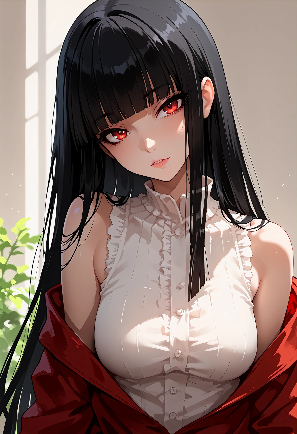 1girl in,,,,,ars old girl,ssmile,,Beautiful yukata,Thigh,de pele branca,A dark-haired,Purple pupils,high-angle,,(Superflat, Flat Shading, flat-colors:1.1),(cute little:1.2),Exposed shoulders,Bare legged,Open chest,lipsticks,(Perfect hands, Perfect Anatomy),strap slip,,,,,,,,,,,,,,,,,,,,,,,,,,,,,,,,,,,