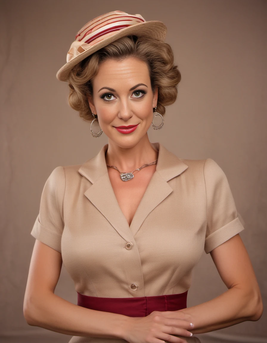 photo of woman in retro style clothing <lora:Brandi_Love:1>