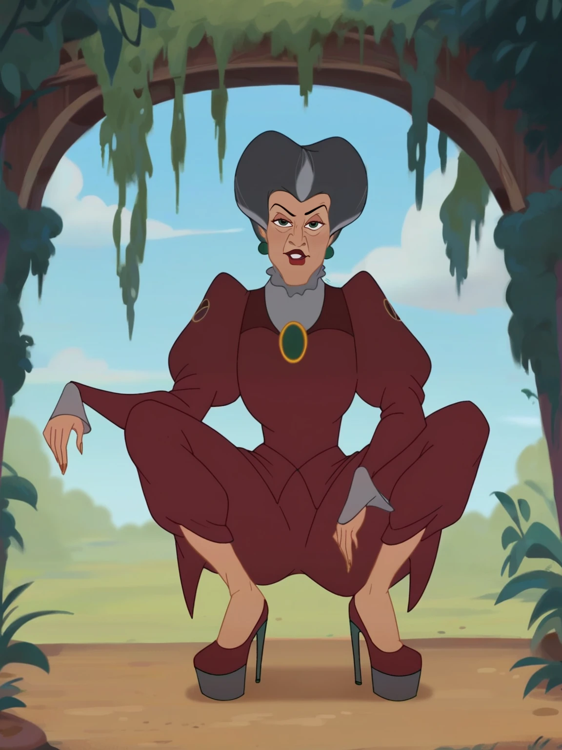 Lady Tremaine (Cinderella film 1950) PonyDiffusionXL/illustriousXL v1.0Pony