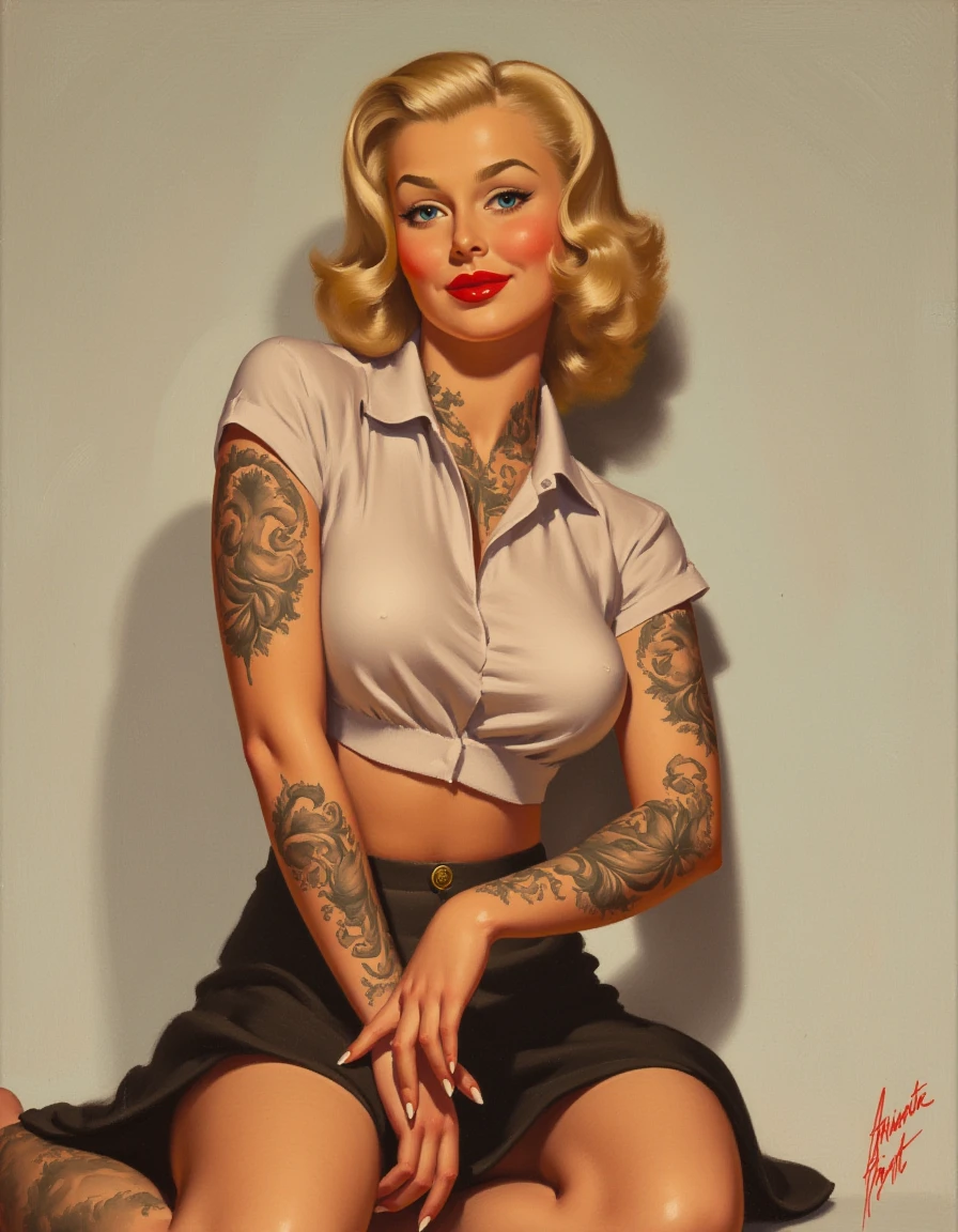 Vintage Style Pin-Up