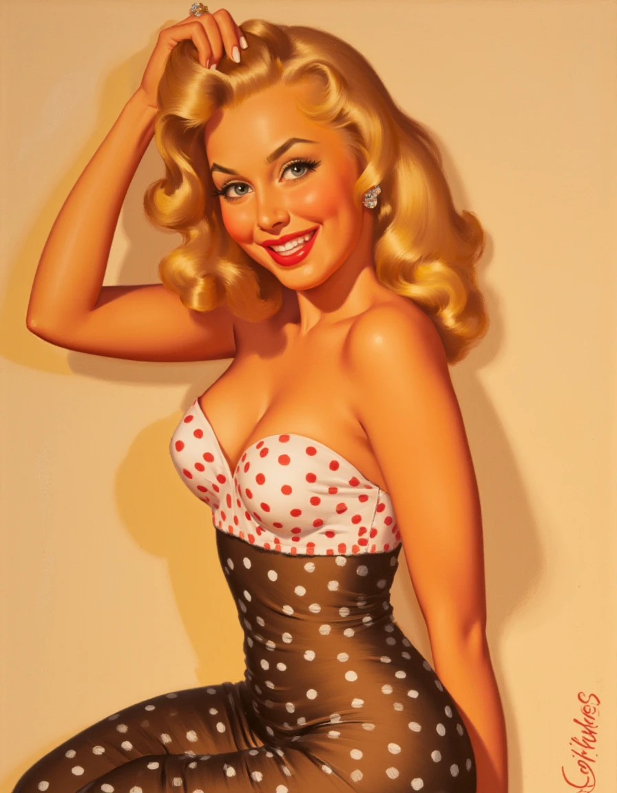 Vintage Style Pin-Up