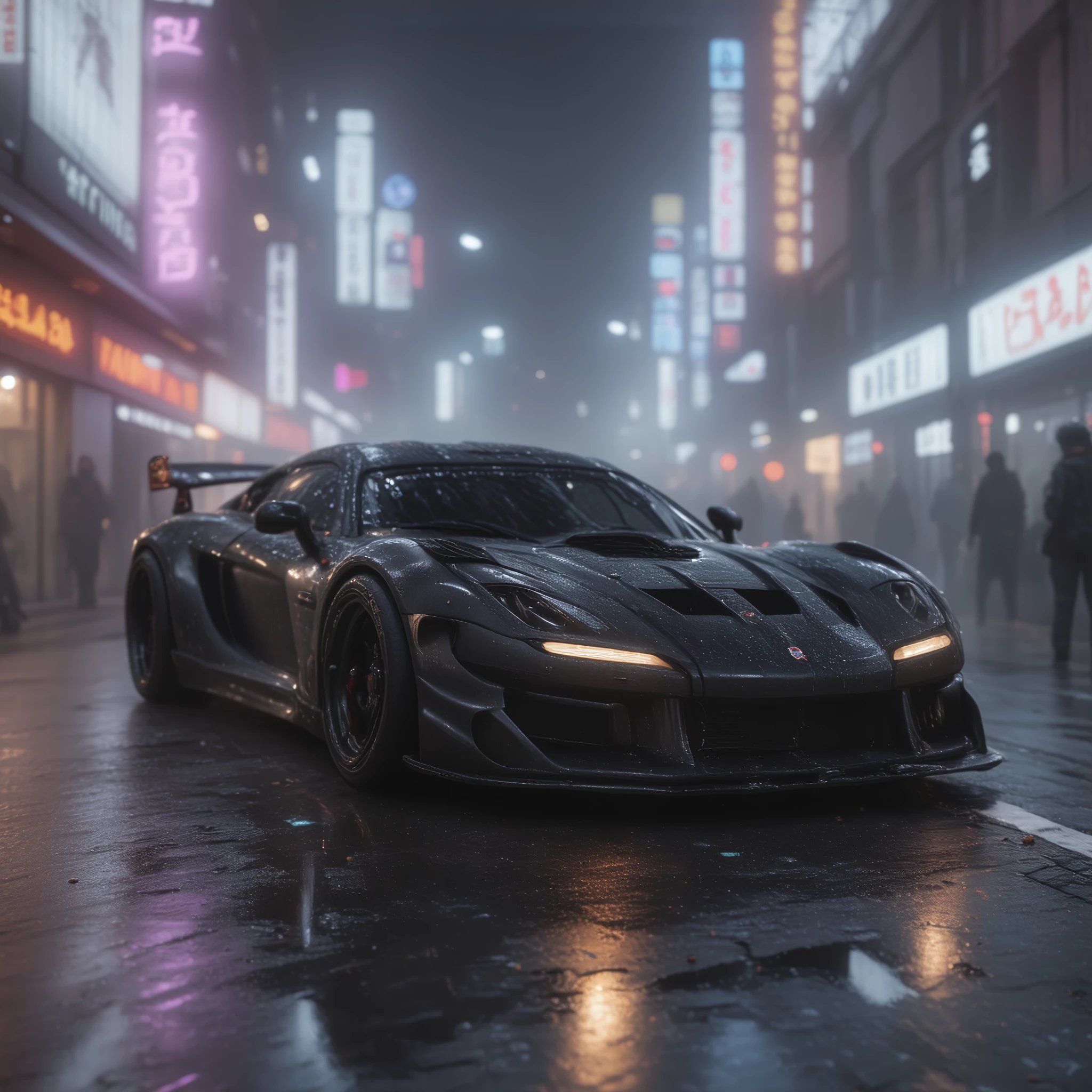 cinematic film still cyberpunk sportscar riding into a dark neon lighted city, amazing details, masterpiece, high quality photography, 3 point lighting, flash with softbox, 4k, Canon EOS R3, hdr, smooth, sharp focus, high resolution, award winning photo, 80mm, f2.8, bokeh . shallow depth of field, vignette, highly detailed, high budget, bokeh, cinemascope, moody, epic, gorgeous, film grain, grainy, (Highest Quality, 4k, masterpiece, Amazing Details:1.1), film grain, Fujifilm XT3, photography,
