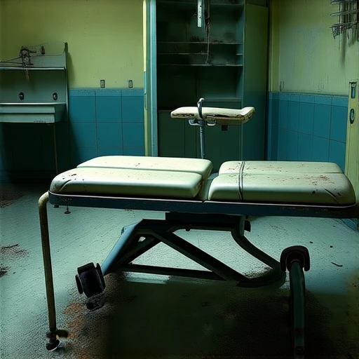 docpollparan, examination room, asylum, abandoned