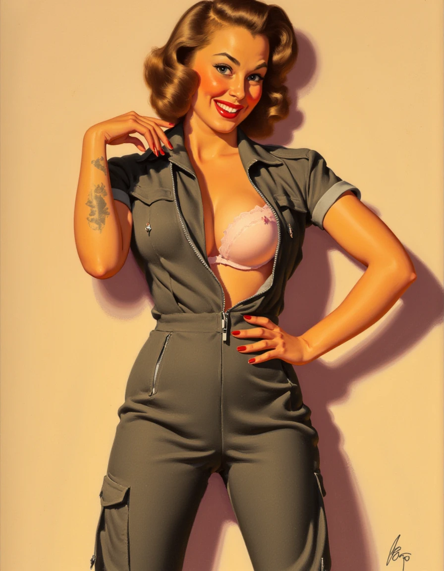 Vintage Style Pin-Up
