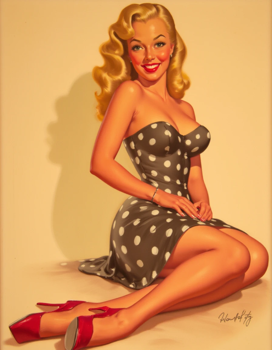 Vintage Style Pin-Up
