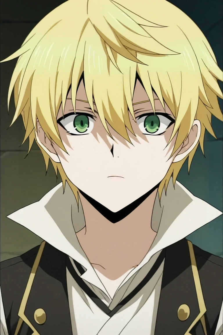 score_9, score_8_up, score_7_up, source_anime, rating_safe, intricate details, anime screencap, anime coloring, , , , 1boy, solo, male focus, <lora:oz_vessalius_pony:0.82>, oz_vessalius, blonde hair, green eyes, short hair, hair between eyes, , ninja costume, <lora:sdxl_lightning_8step_lora:1>