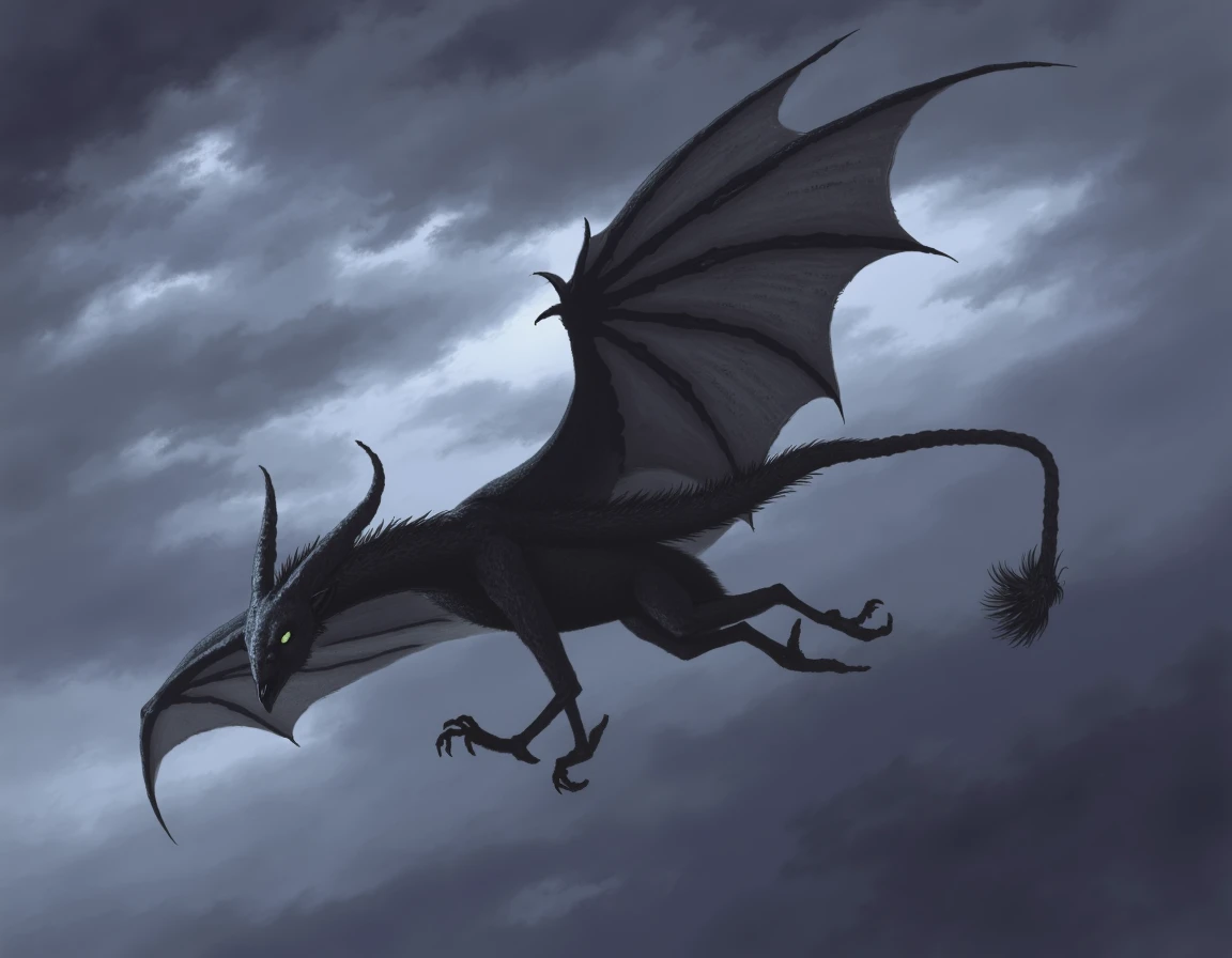 a painting of a Nazgul , flying through a stormy sky
<lora:TedNasmith_MiddleEarth-flux-v1:1.15>