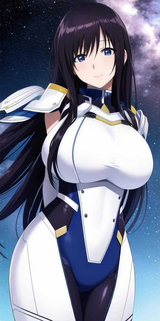 <lora:ohno_kanakoV9:0.7> ohno_kanako, arms_behind_back, huge_breasts, standing, solo, starry_sky, bodysuit,, masterpiece, best_quality, detailed_face, detailed_eyes, highres, beautiful, detailed, absurdres,