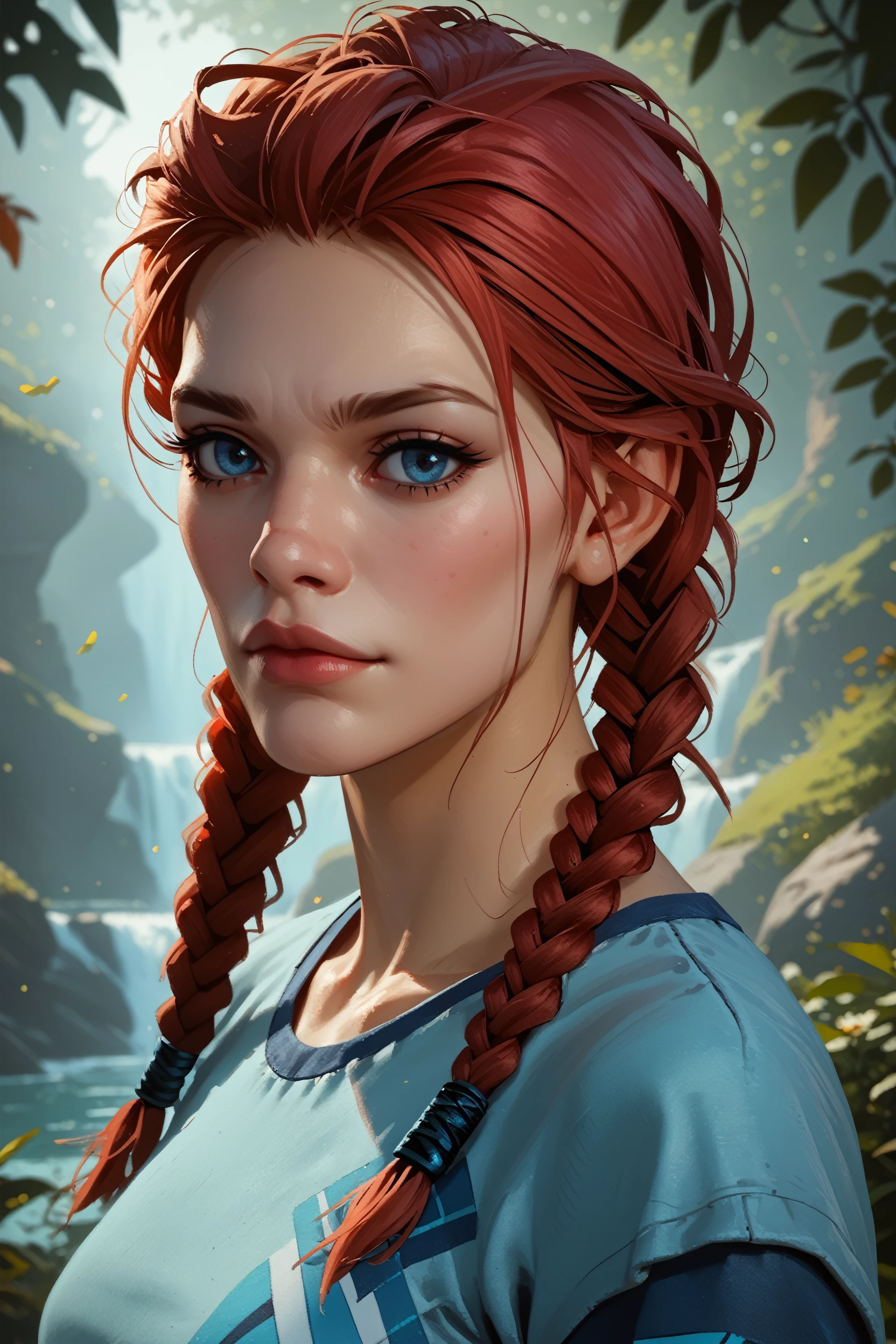 score_9, score_8_up, score_7_up, 
<lora:DBDMeg:1.0>
DBDMeg, 1girl, red hair, blue eyes, twin braid, looking at viewer, portrait