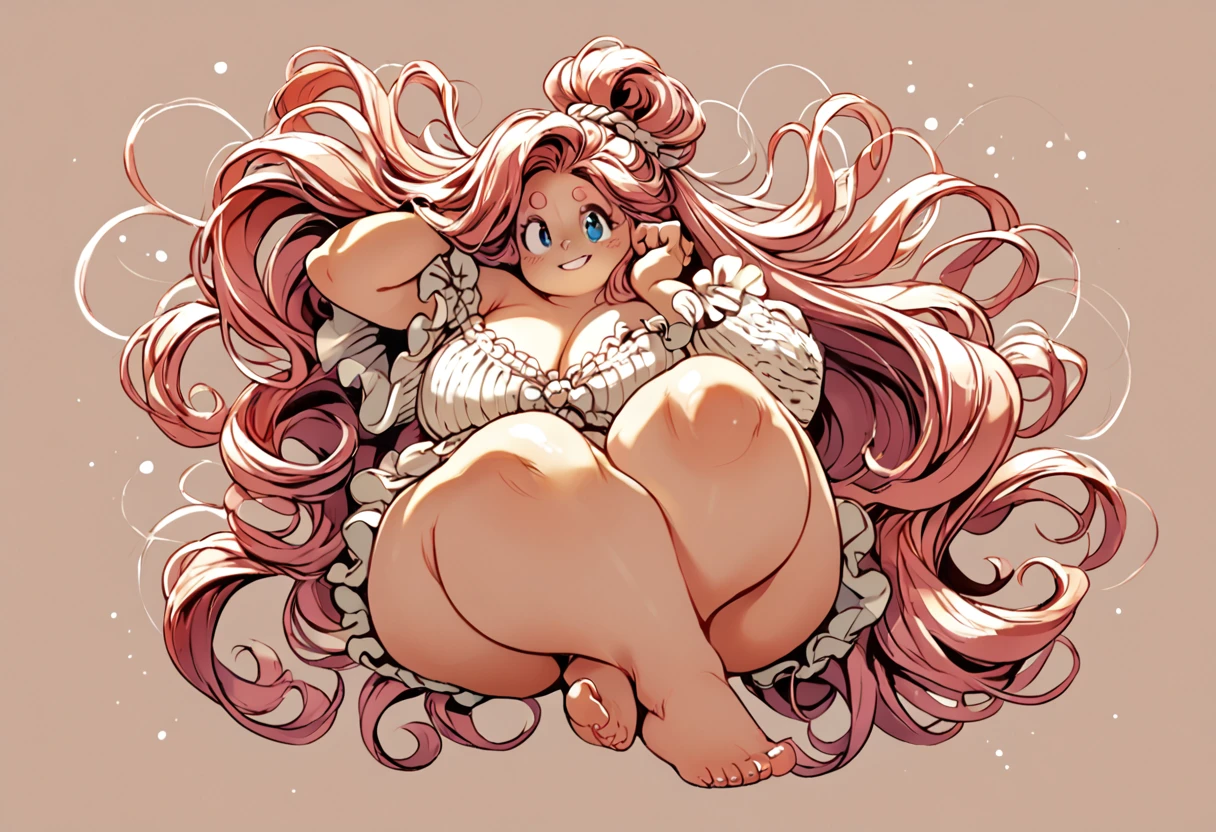 lineart, inkwork, cute obese girl with flowing hair, pinup, bubblebutt,
score_9, score_8_up, score_7_up, score_6_up, score_8