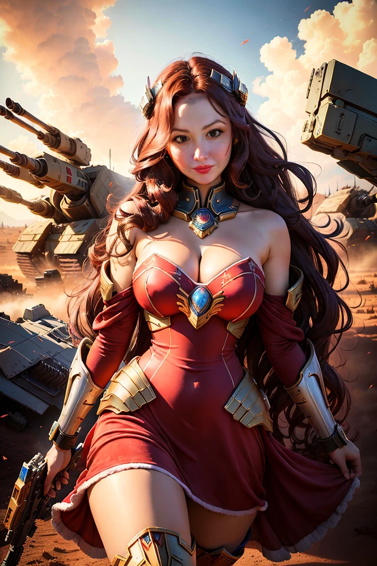 Busty Brunette V1