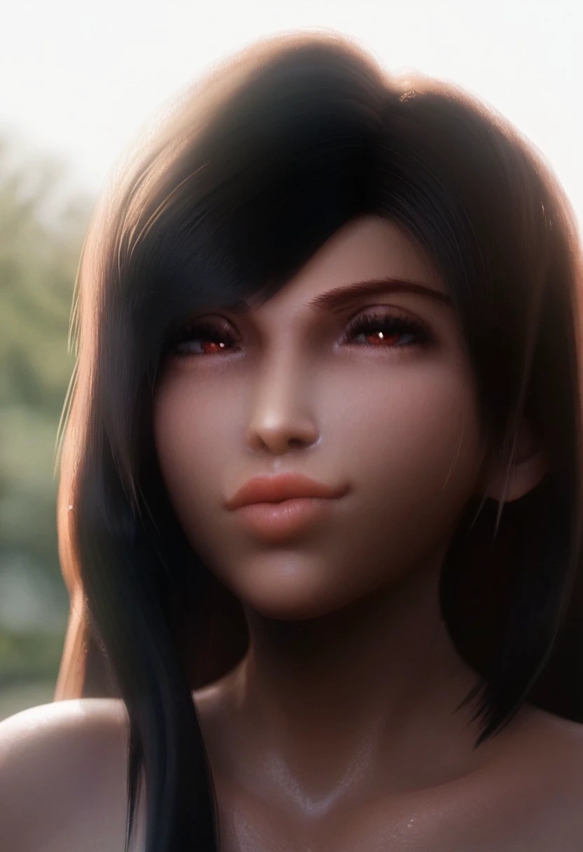 score_9, score_8_up, score_7_up, score_6_up, BREAK 1girl, solo, tifa lockhart, portrait, white background, depth of field, shadow