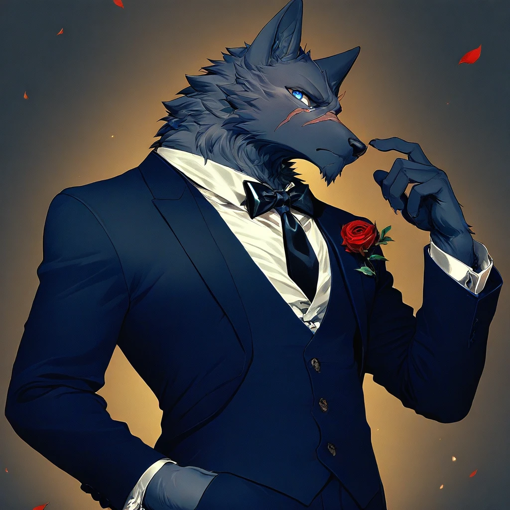 wolf boss in suit