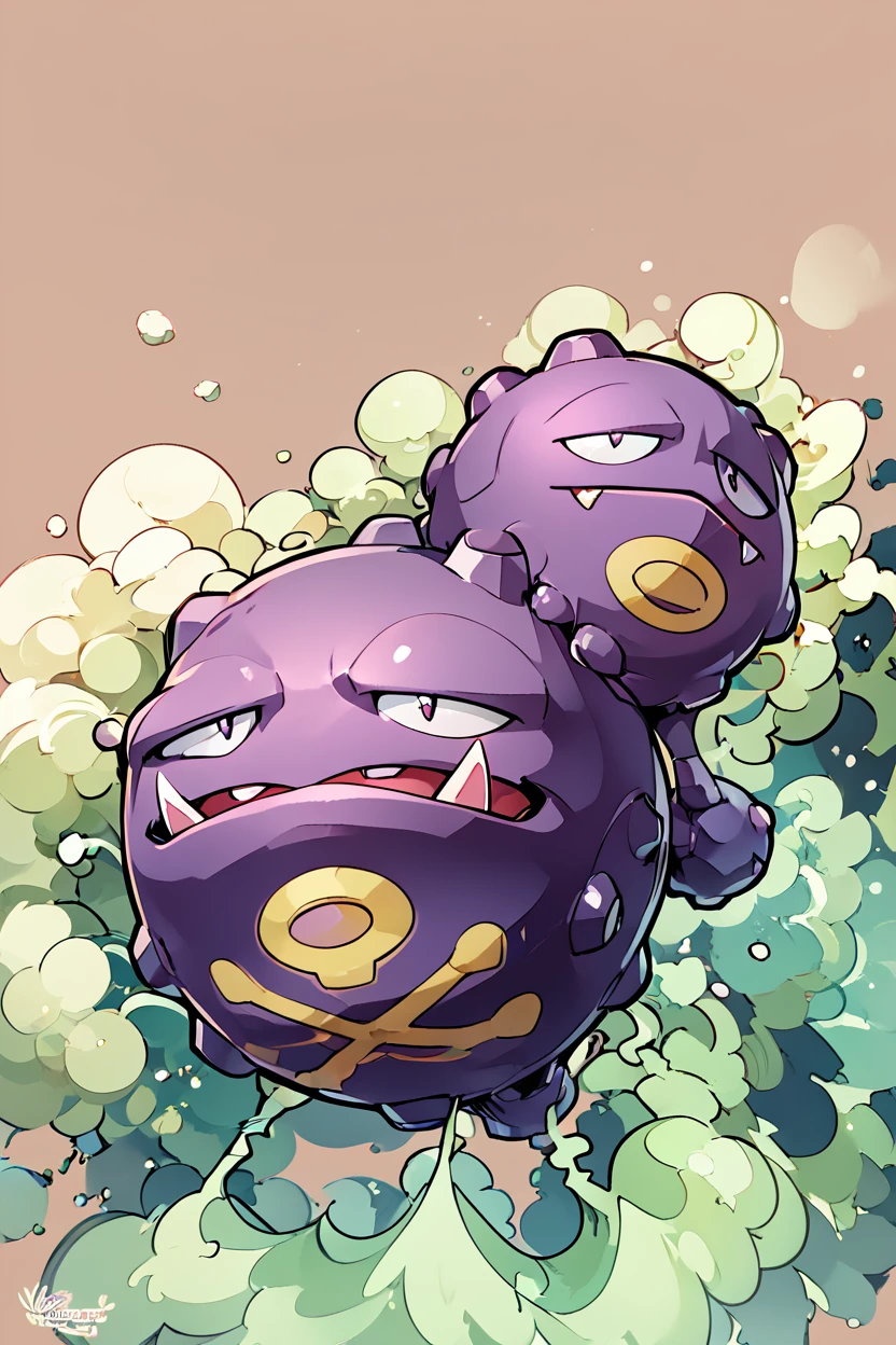 score_9, score_8_up, score_8,   ,,, , ,,, zzWeezing, no humans, pokemon (creature), fangs, smoke, <lora:WeezingPokedex_PDXL:1.0>,    ,,,   , BREAK, smile, looking at viewer, ,,, abstract background, white outline, cowboy shot, ,,, embedding:zPDXL, Expressiveh, ,,, <lora:CatalystStylePDXL:0.6>, <lora:SDXLFaeTastic2400:0.5>, <lora:Expressive_H-000001:0.4>,