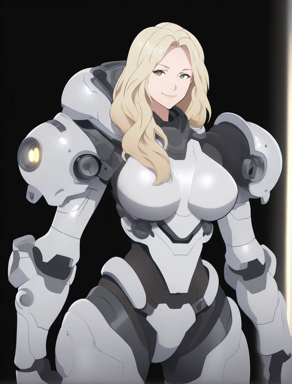 Masterpiece,best quality, 1girl,solo,smile,large breasts,long hair,vector art,cowboy shot,
Parrley_armor,woman ,suit of armor,with lights on ,wearing Parrley_armor, big bulky futuristic armor
 <lora:edgArmoredIllustrious:1>