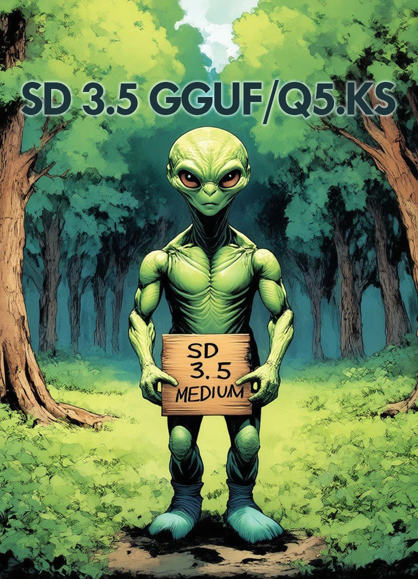 SD 3.5 Medium GGUF Q5.KS