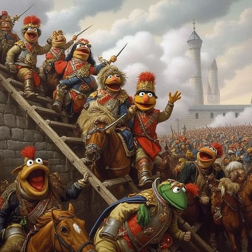Napoleonic Era Battle Painting (Flux) V1