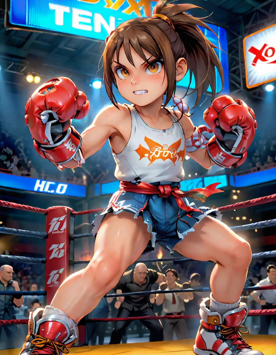 Fighting game style, <lora:xlcarolism:1> , <lora:fhanddetailxl:1>, <lora:hand 5.5:1.5> , <lora:add-detail-xl:1.5>, , Dynamic, vibrant, action-packed, detailed character design, reminiscent of fighting video games