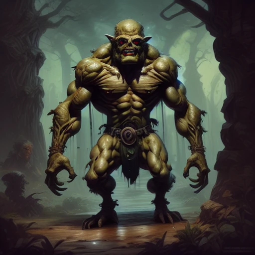 a monster,solo,((pale white skin)),hunchback troll,zombie,zombie hulk,tattered clothes, dead rotting skin on the face, muddy hair, detailed rotting peeling dead skin,water corpse, blind, huge arms,huge hands,huge claws,stoop like a carnivores,full body view,in the overgrown sewer,wide angle, moody lighting,