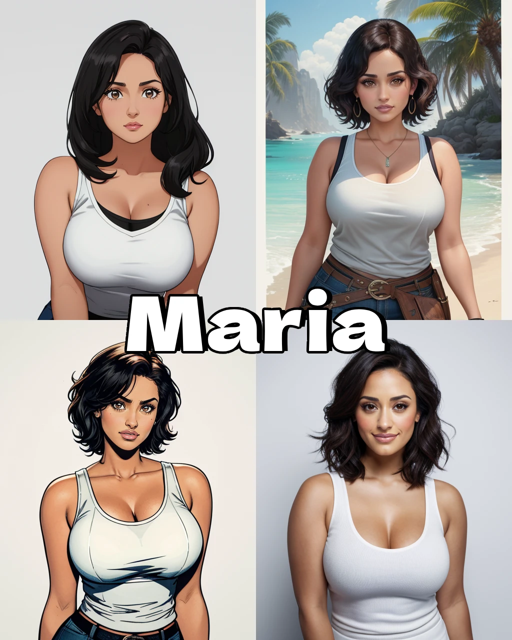 Consistent Faces - Maria  |  Embedding v1.0