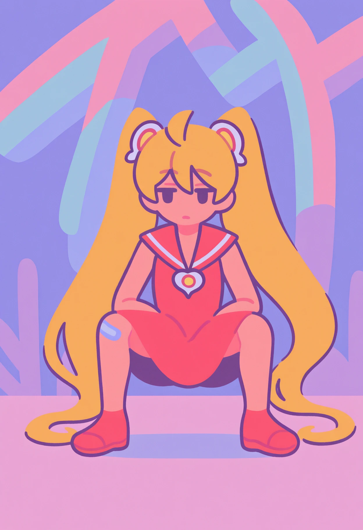 Minimalist Flat Color - Style IllustriousXL LORA