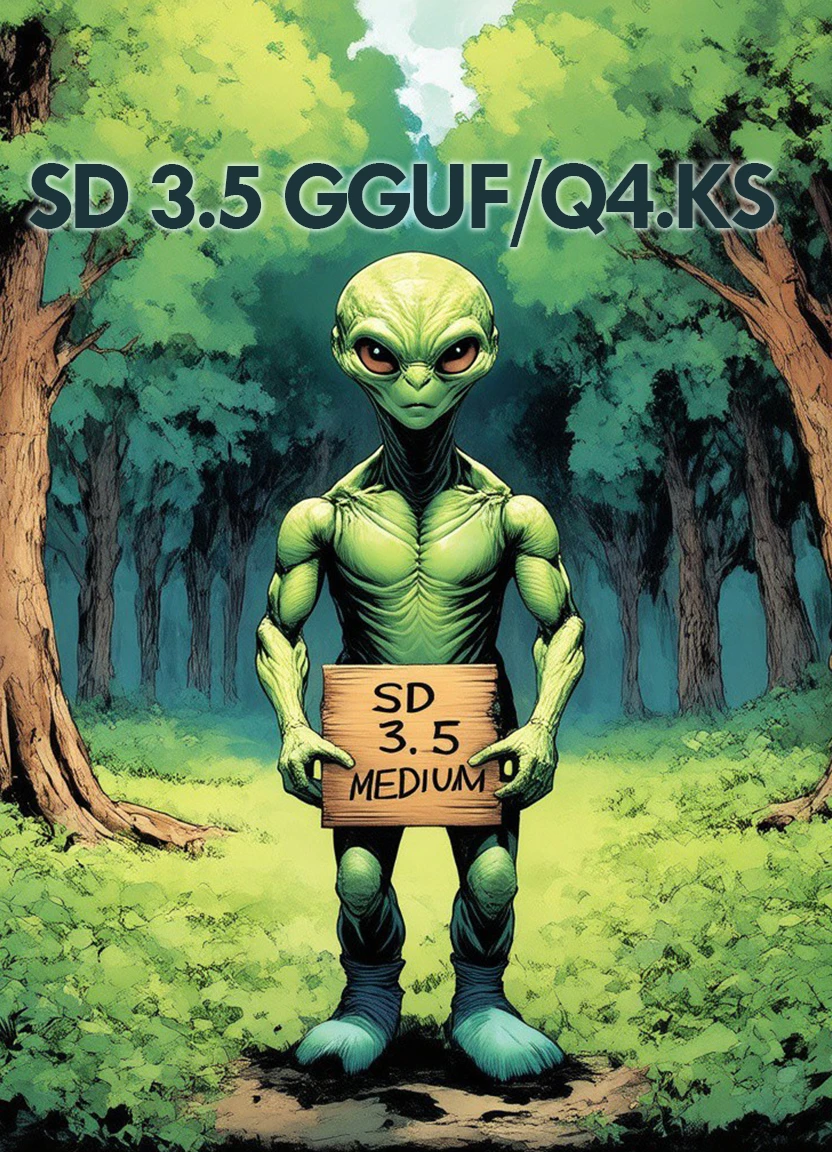 SD 3.5 Medium GGUF Q4.KS