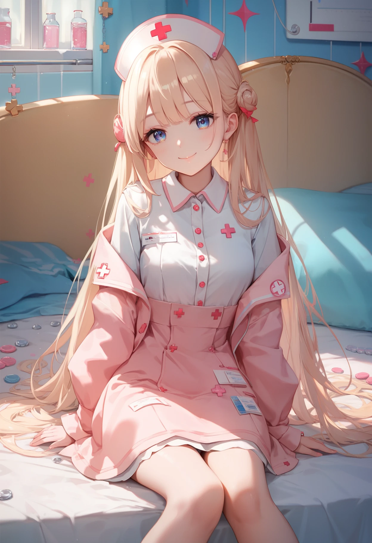 Girl holding syringe + Pills for PonyXL v1.5