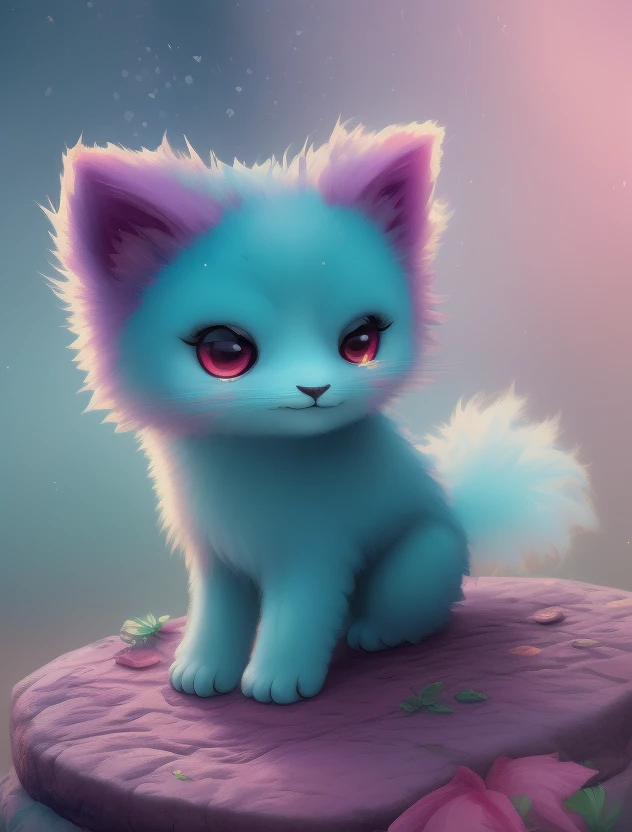 imagine Cute and adorable fluffy cute creature fantasy, dreamlike, surrealism, super cute, trending on artstation