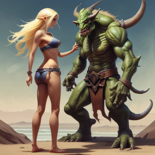 monster and elf V1