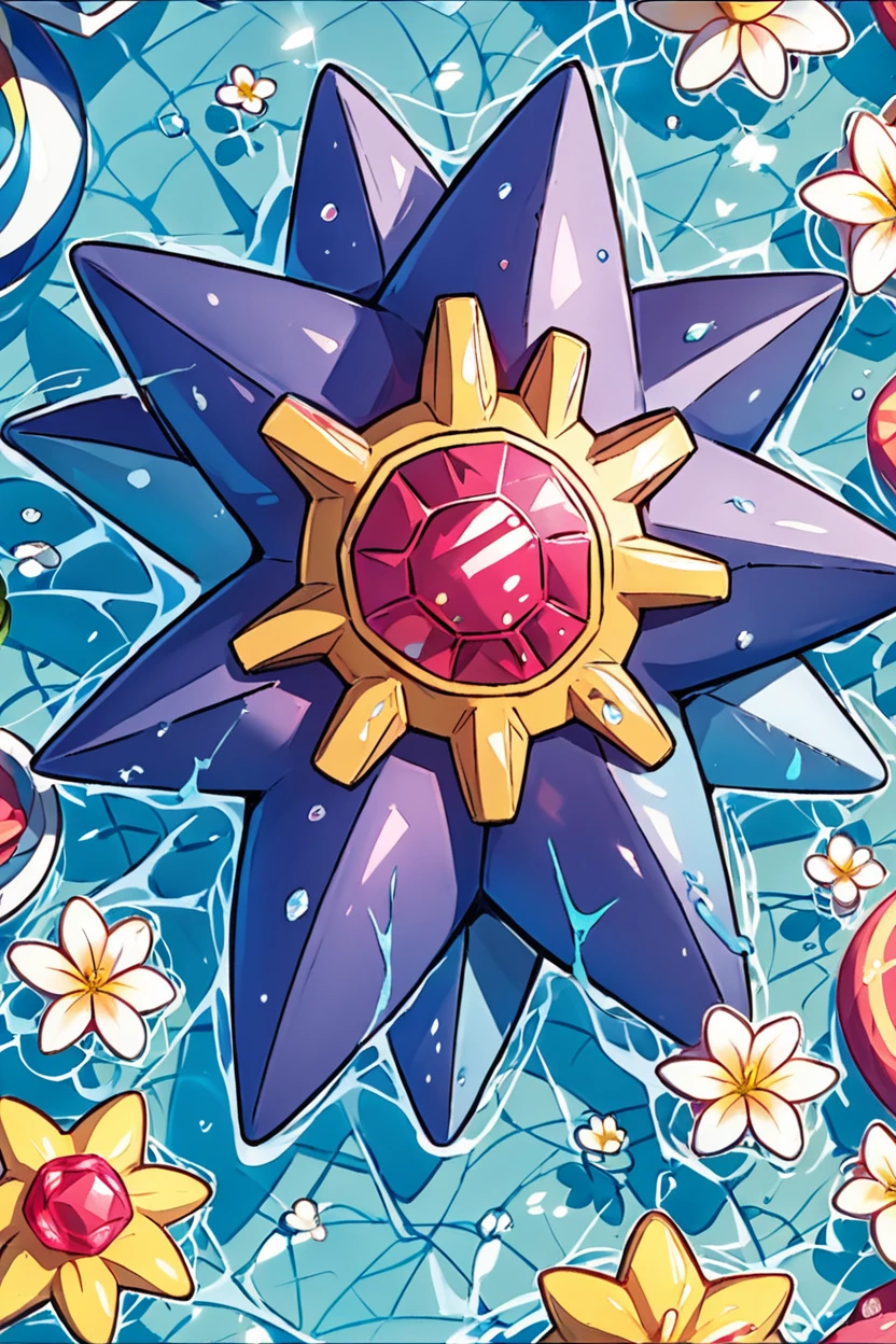 score_9, score_8_up, score_8,  ,,,  zzStarmie, looking at viewer, flower, solo focus, water, wet, white flower, outline, afloat, caustics,  ,<lora:Starmie_Pokemon_PDXL:0.8>,   ,,, embedding:zPDXL, Expressiveh, <lora:CatalystStylePDXL:0.6>,  <lora:SDXLFaeTastic2400:0.5>,  <lora:Expressive_H-000001:0.4>,