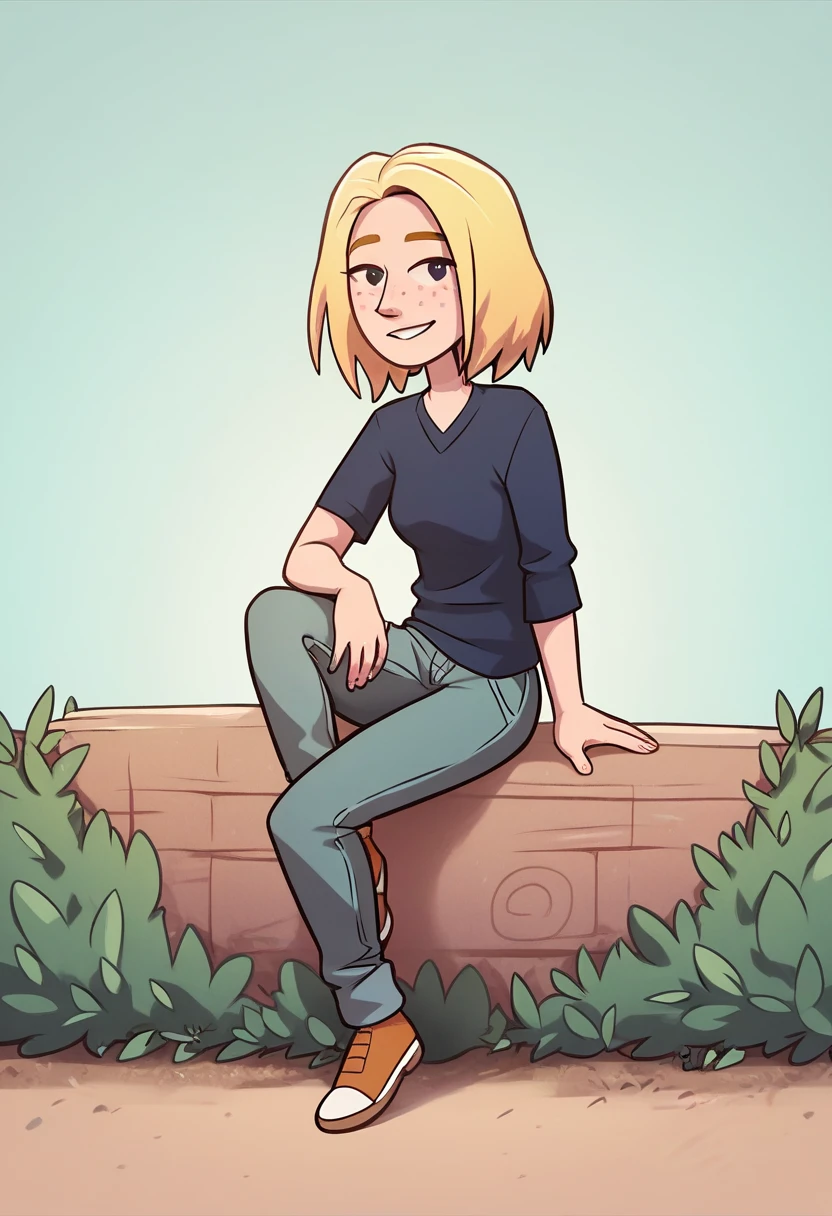 score_9, score_8_up, score_7_up, score_6_up, score_5_up,  1girl, solo, full body,
<lora:Nora (Storybooth):0.9> Nora_Storybooth, blonde hair, medium hair, freckles, smile, black eyes, eyes open,
outdoors, detailed background,
<lora:Expressive_H:0.3> Expressiveh,
<lora:add-detail-xl:0.9>