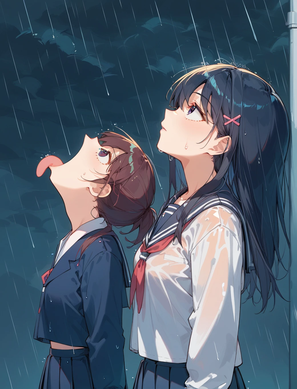 Goku and Vegeta in the rain Meme | LoRA v1.0_XL
