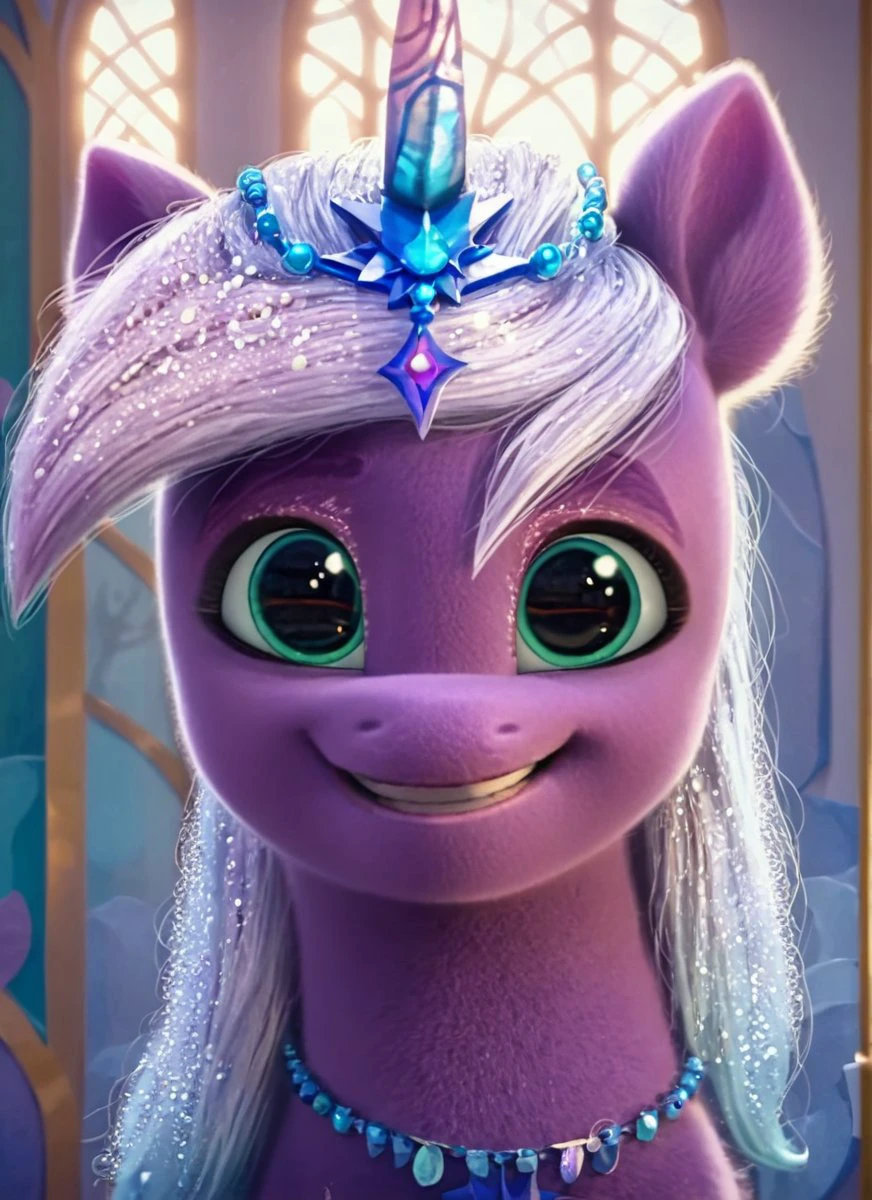 , score_9, score_8_up, score_7_up, score_6_up, score_5_up, score_4_up, rating_safe, <lora:Violet frost:1>Violet frost
Filly  ((cute, little, fuzzy pony, fur)), (high quality, detailed, beautiful), shiny, adorable face, detailed beautiful eyes, diadema, sunlight, realistic, outstanding, countershading, detailed soft lighting, ear fluff, hoof on face, cinematic vintage photography