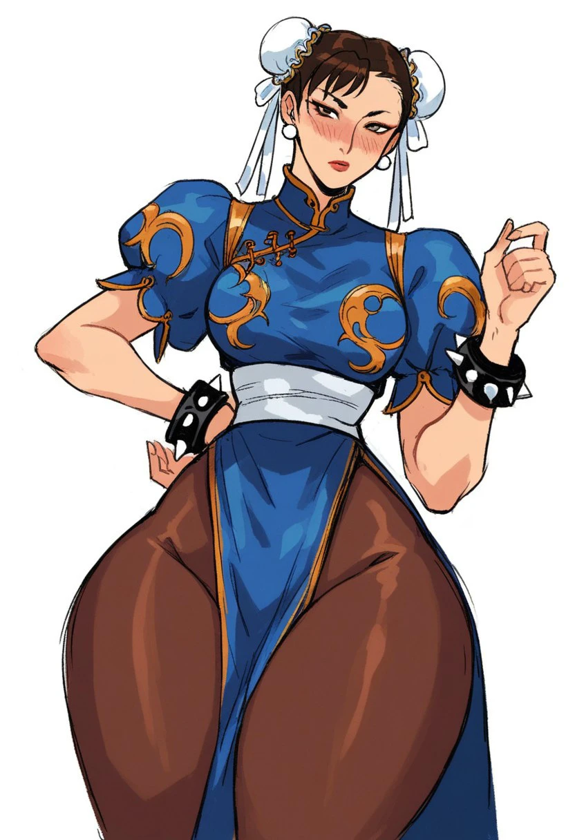 masterpiece, bestquality, ultra-detailed, 

middle ages, medieval times, Medieval European fantasy, 

(flat design, ligne claire, photorealistic), 

cinematic lighting, depth of field,
(1girl, fullbody, looking at viewer, front view:1.5), 
(very long high ponytail, japanese, thick eyebrows, Navy Blue kunoichi uniform, sarashi, fundoshi, ninja mask, Fishnet tights, low rise hot pants, black hair, Yamato Nadeshiko girl, bangs bangs, Cool beauty girl, angry eyes, Cold eyes, Tight Mouth:1.3), 
gigantic saggy breasts, Clothes that are completely stuck to the chest, impossible clothes, Impossible clothing with perfectly shaped extremely gigantic puffy nipples, pawg, thin thighs, thick calf, slender body, thin waist, milf, mature woman, puffy lip, lewd body, 

standing contrapposto pose, spread legs, Hands on hips, 
(Wear warm clothes, pants:1.3),
high waist T-back, (low rise hot pants:1), Whale tail, low rise T-back, hot pants, highleg panties, high leg panties g-strings , high leg panties thong,  

(white background:1.4),