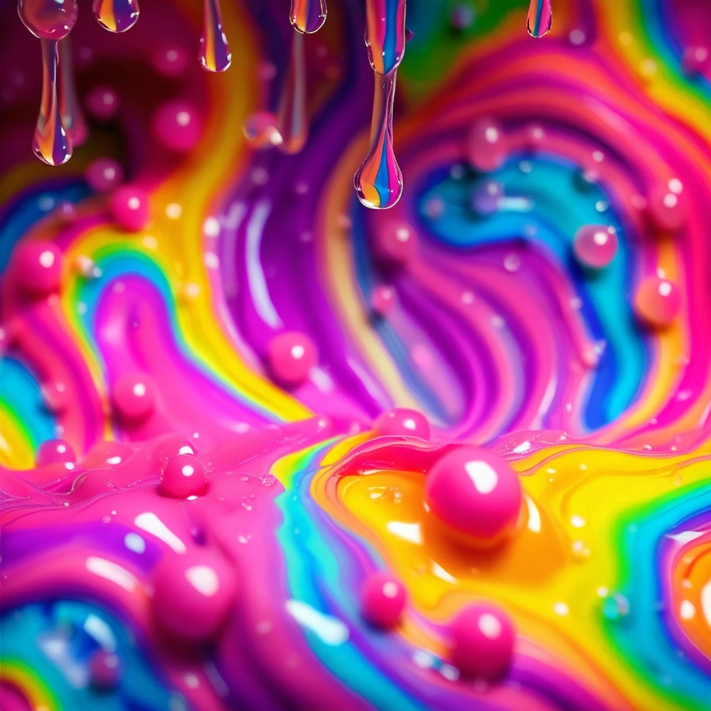 paint splatter, rainbowslime, rainbow slime, bubble, rainbow cum overflow, depth of field, air bubble, candy, rainbow bukkake, water drop, rainbow cum stream, rainbow cum, rainbow spit, rainbow semen, rainbow sperm, rainbow squirt, slime, rainbow cum bubbles, paint, rainbow cum wave, rainbow cum covered, rainbow liquid, surreal, multicolored background, rainbow cumshot, slime (substance)