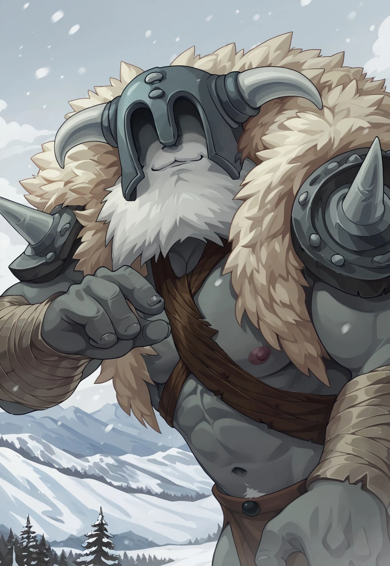 Polar Knight (Shovel Knight) Pony/Illustrious Illustrious
