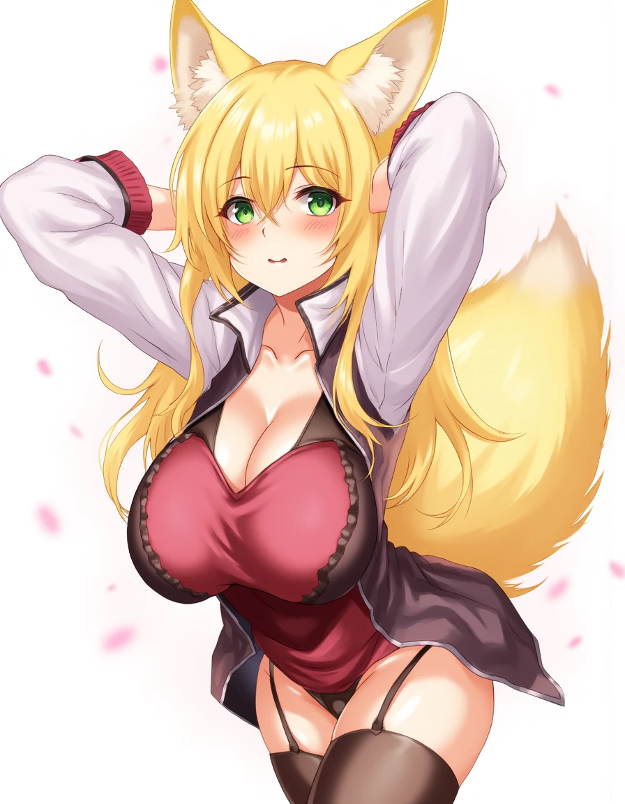 (best quality, masterpiece), 1girl, (furry), fox girl, happy, blush, plump, fluffy, heart-shaped pupils,